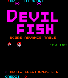 Devil Fish Title Screen